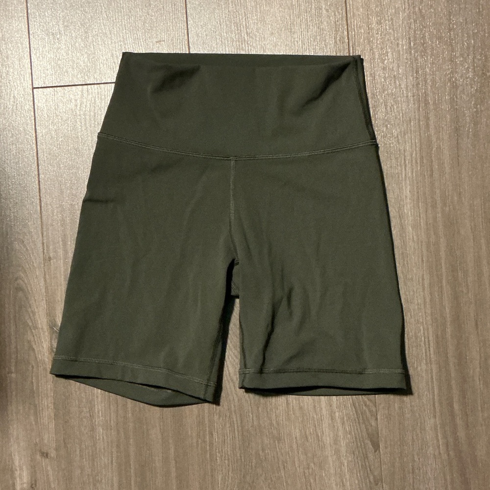 TNA Dark Green Women's Bike Shorts